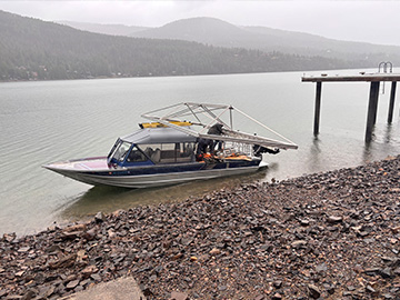 Sunken boat recovery